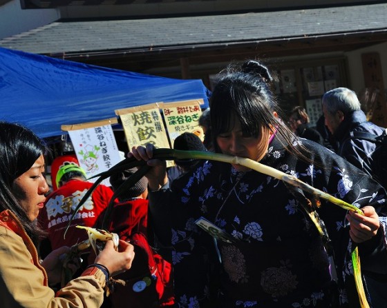 ④お祭り部門　深谷ねぎは日本一　高柳俊比古