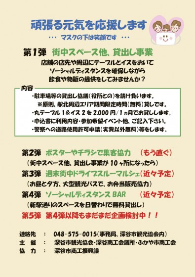 頑張る元気を応援チラシ表